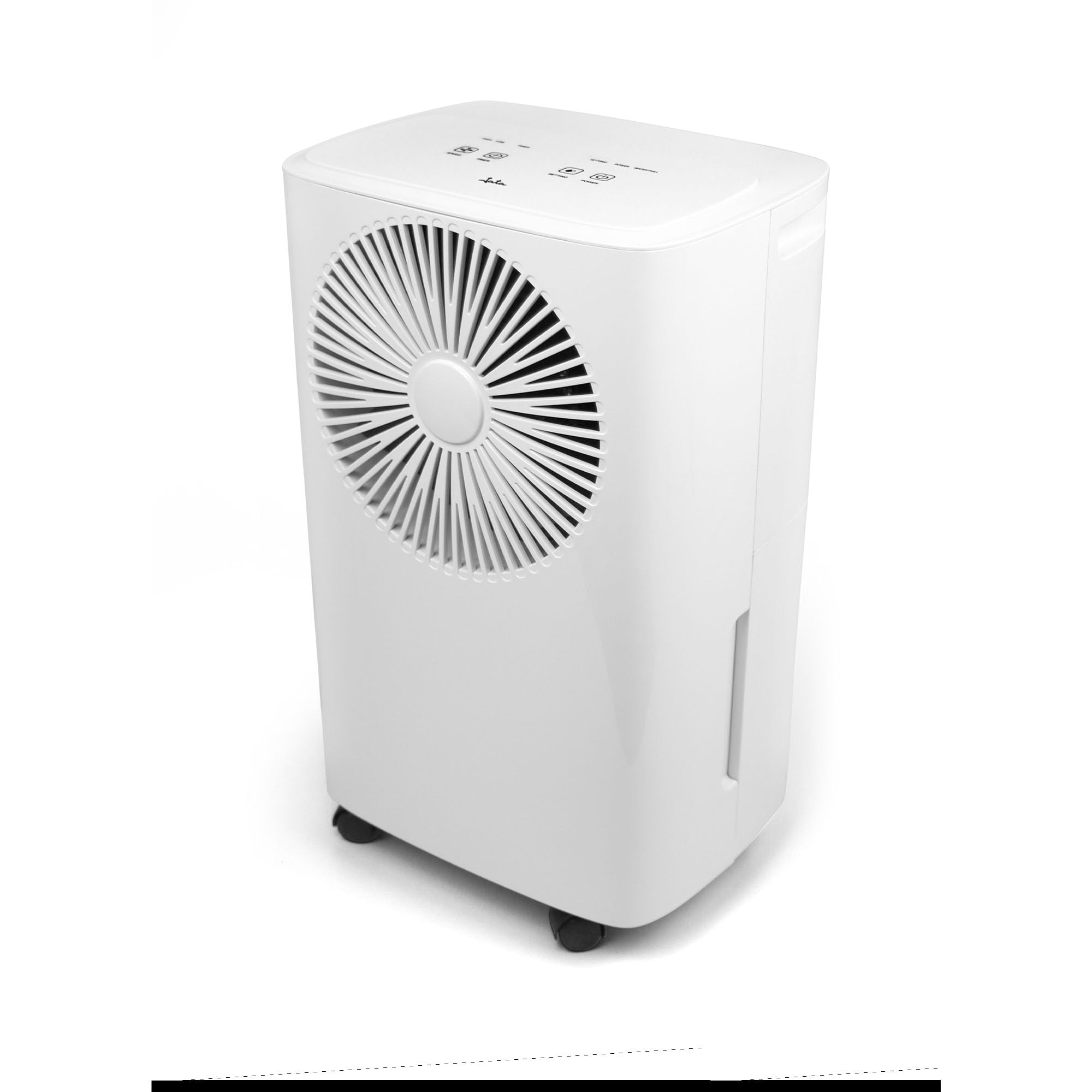JATA JEHU2413 - Deshumidificador 12L/día para 15 m², Depósito 2L, 42 dB, Temporizador 24h, Control Humedad 40-80%, Drenaje Continuo, Deshumidificador Silencioso, 210W
