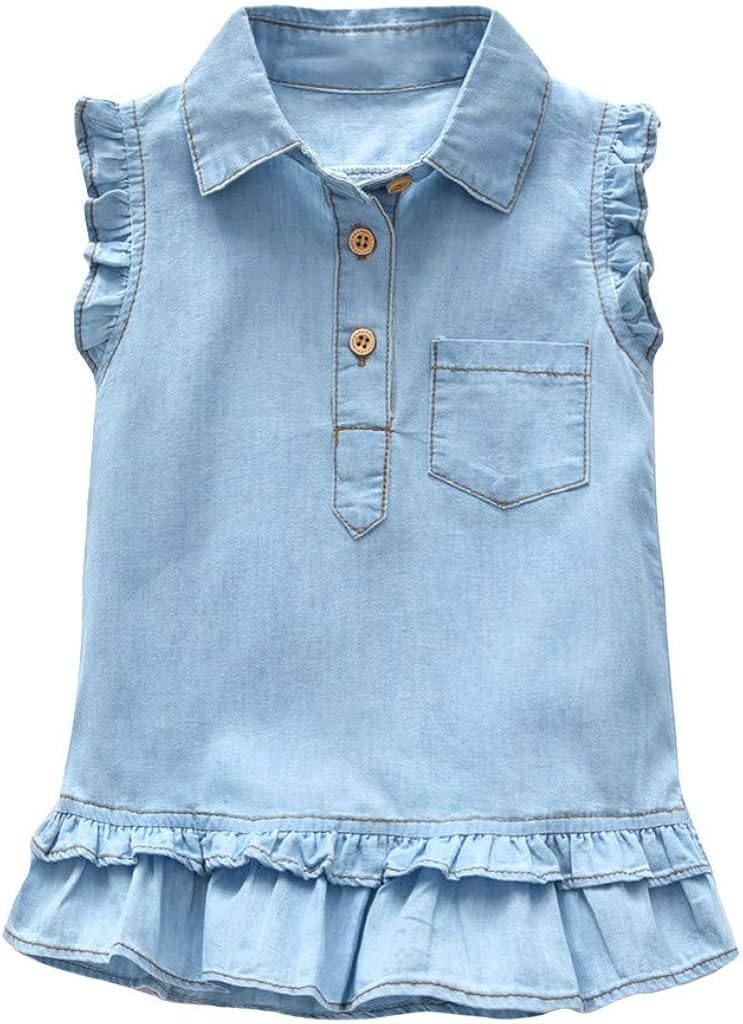 sleeveless denim dresses