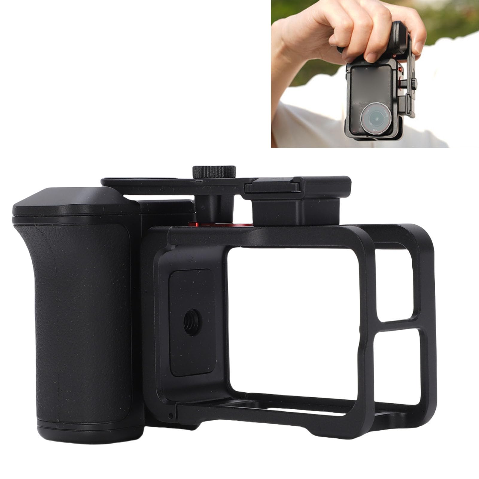 Kit de Agarre para Fotografía Callejera para 5 Pro 4 3 Antideslizante con Zapata Fría y Correa la Muñeca