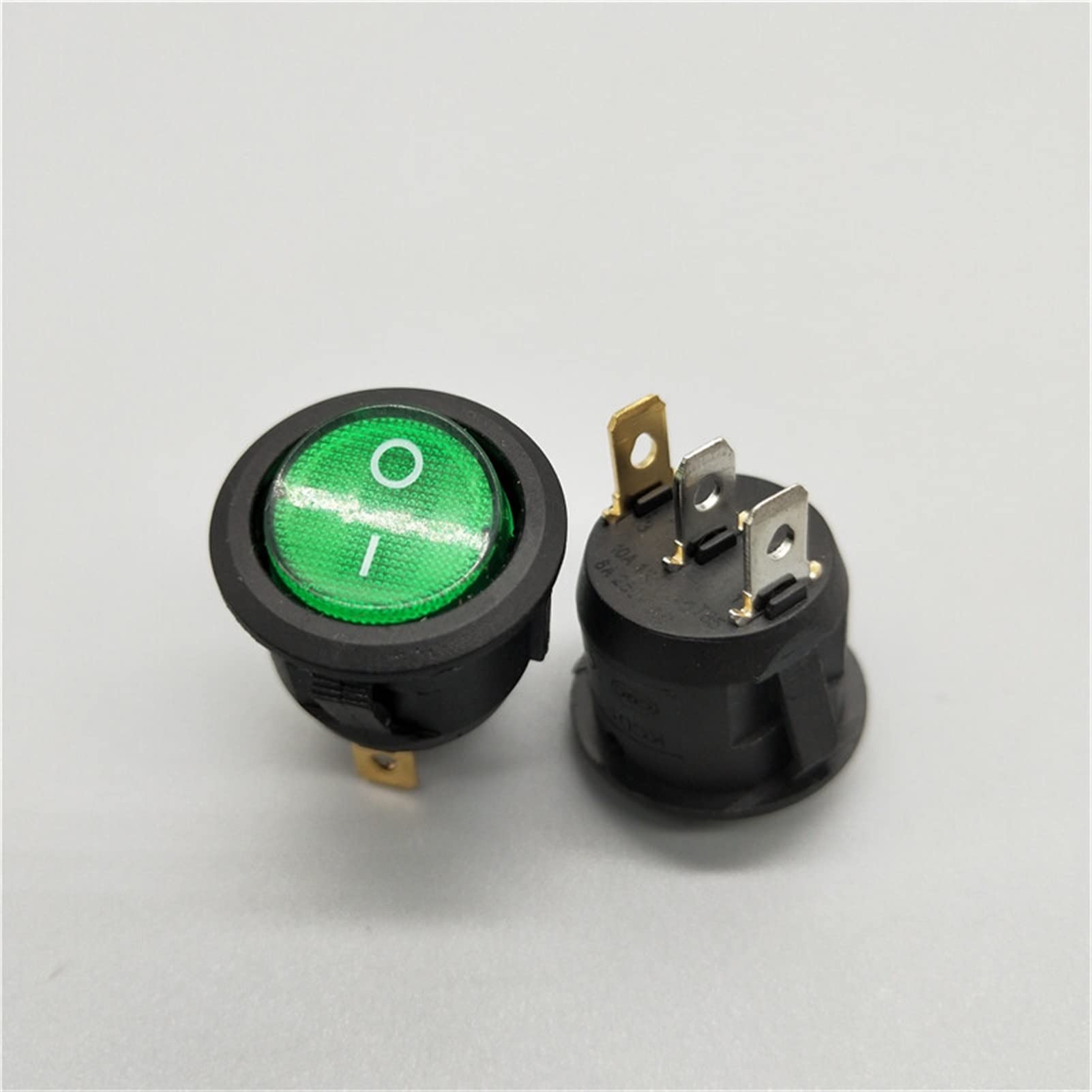 Interrupteur à bascule 20mm résoud les pannes de bouton d'alimentation 3pin défectueux
