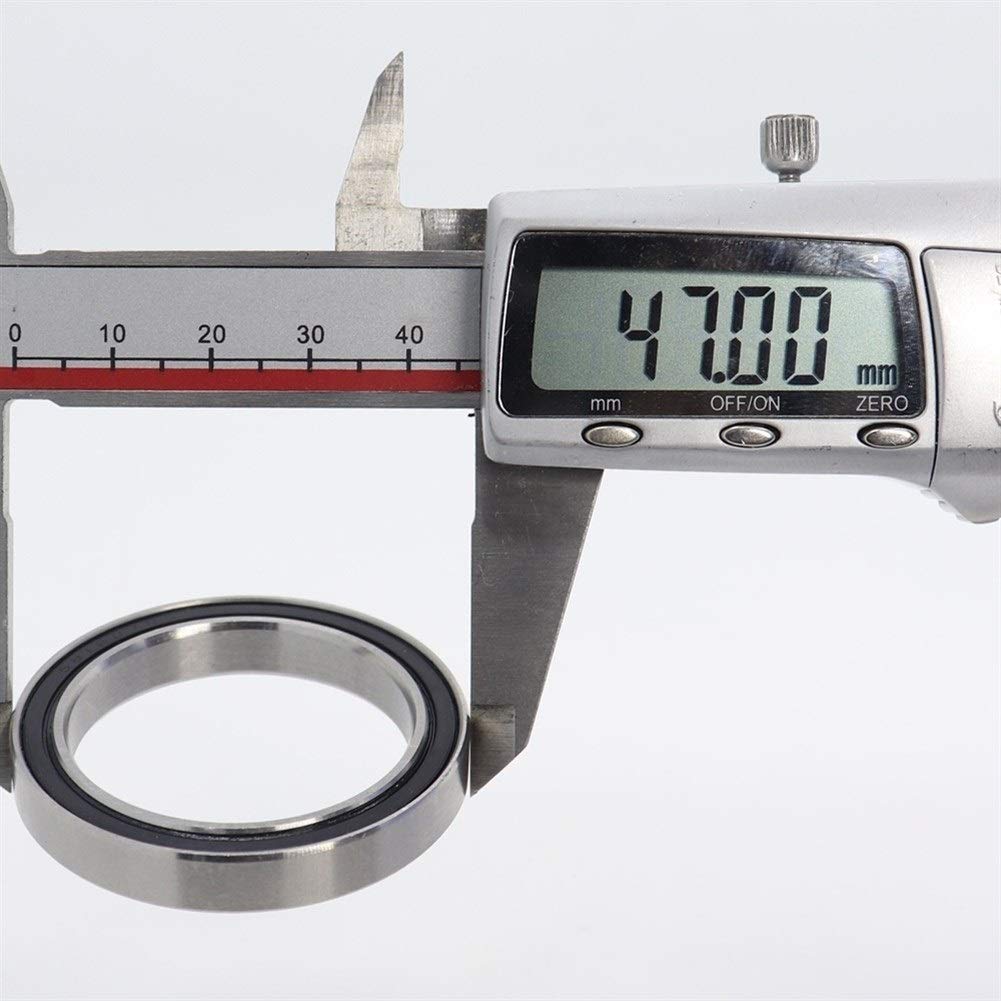 Pratique 5 pièces S6807RS Portant 35x47x7mm ABEC-3 440C roulements à Billes en Acier Inoxydable 6807 roulement à Billes S 6807RS