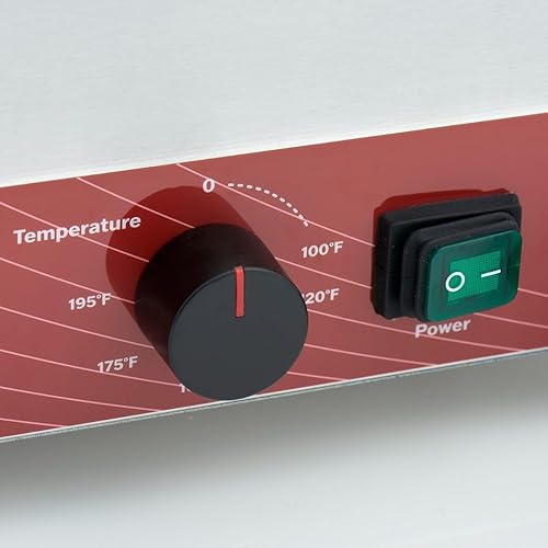 Miniatura 5 de Kratos 29M-054 Calentador eléctrico de alimentos triple de 3.5 cuartos de galón con ollas, tapas y cucharones. Calentador de queso nacho y chile de