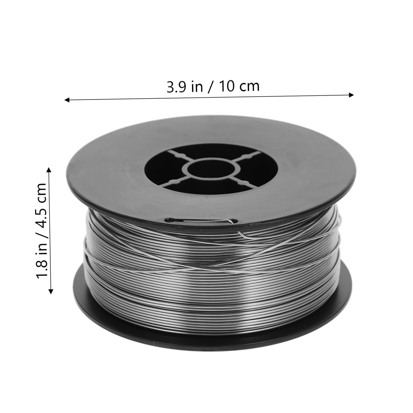 Alambre de Soldadura sin Gas Alambre Núcleo Fundente Acero Carbono Resistente Duradero para Soldador Herramientas de Soldar Flux Core para Proyectos Múltiples