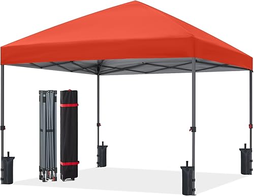 Miniatura 19 de ABCCANOPY Toldo desplegable – Tienda de campaña portátil para patio al aire libre resistente para patio trasero y terraza con 4 bolsas de arena