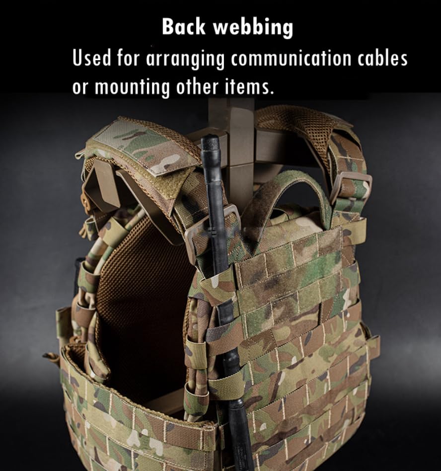 Chaleco militar con bolsa para el vientre ideal para juegos de roles 7
