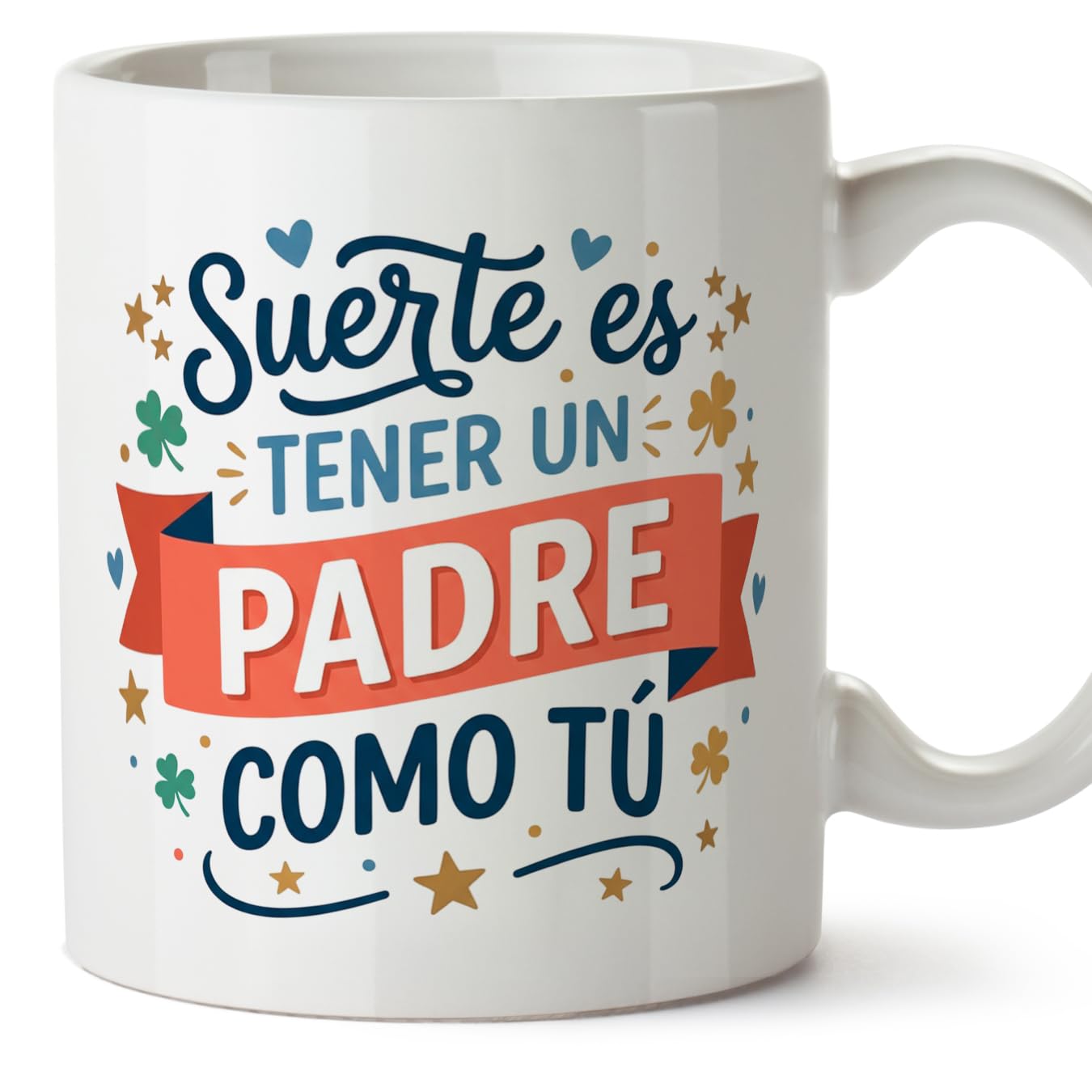MUGFFINS Taza mamá con frase Para la mejor mamá del mundo en Español | regalo madre | 330 Ml 11 oz | Idea original para regalar | progenitores v3 — view 36