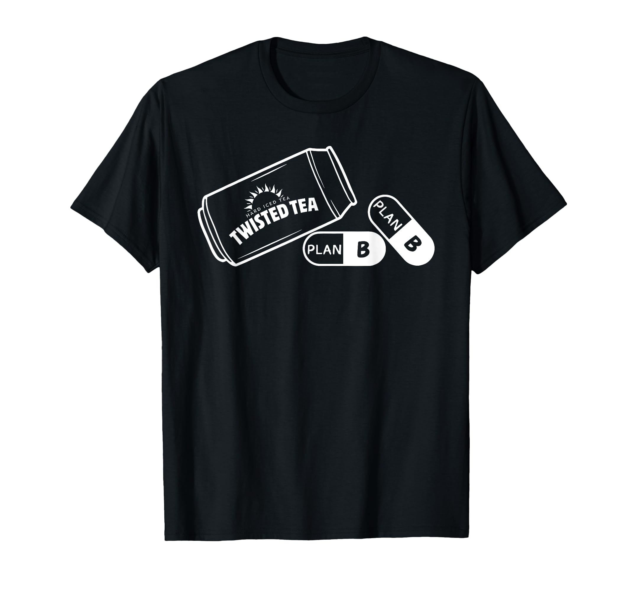 トップス PRANK PROJECT Twisted Logo To Amazon.com: Twisted Tea's And Plan B Funny design T-Shirt