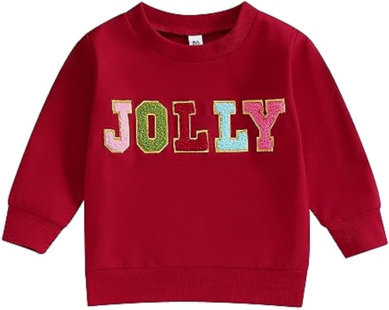 Toddler Christmas Shirt Baby Girl Santa Clause Sweatshirt Merry Christmas Crewneck Pullover Long Sleeve Sweater Top