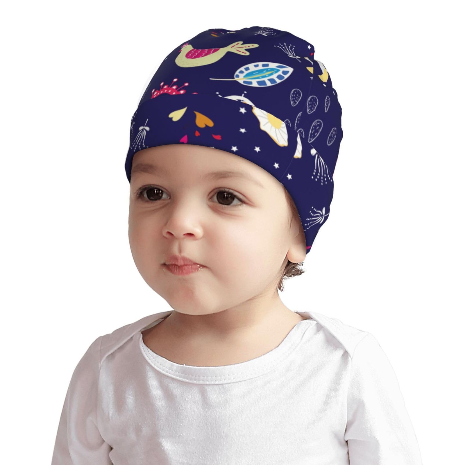 Rqzwdq Cute Chicken Kids Beanie Hats Warm Knit Beanie Cap Skull Caps Gifts Decor for Boys Girls White