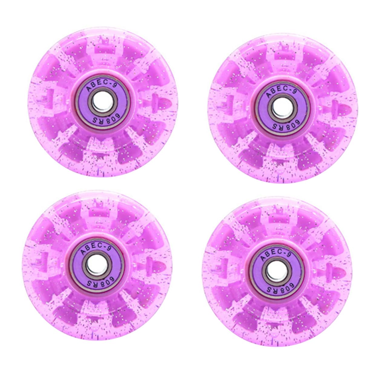 HANABASS Skating Wheel Set Outdoor Skating Wheel Double-row Ice Skates for Street