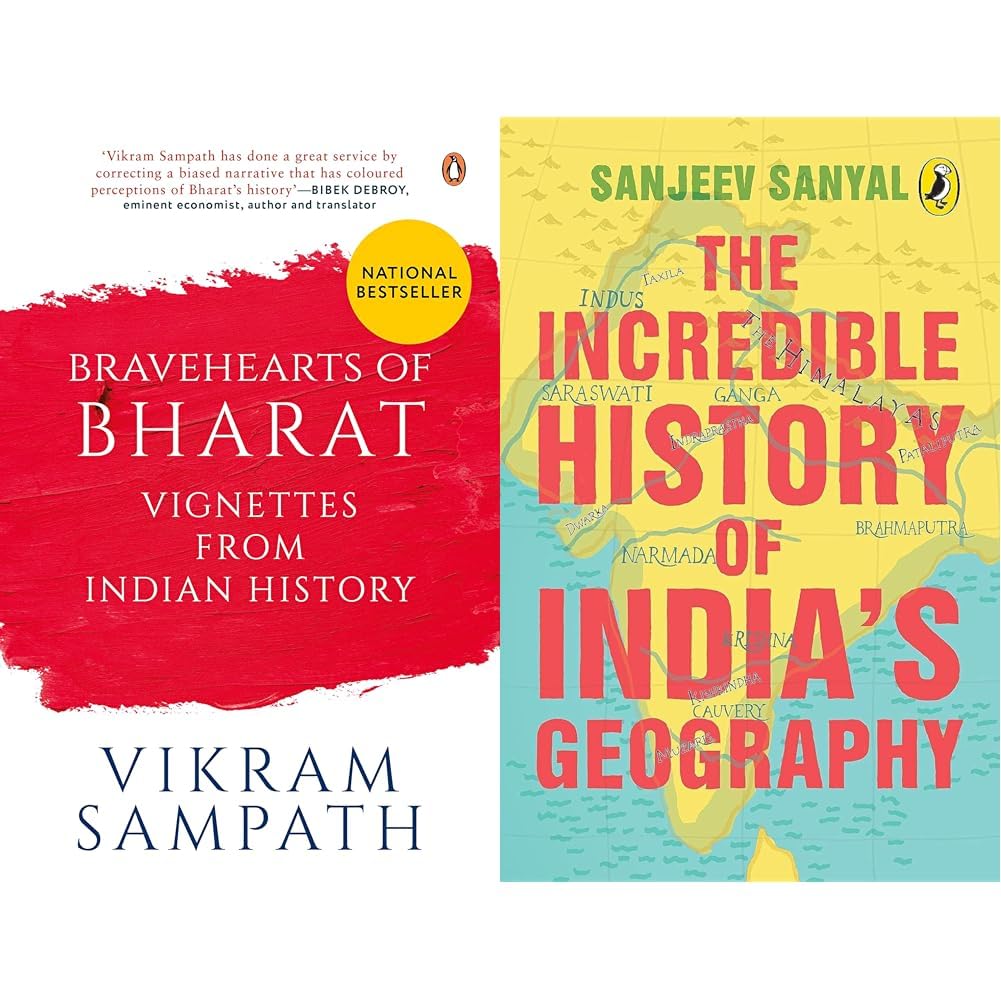 Bravehearts of Bharat & The Incredible History of India's Geography [Paperback] Sanjeev Sanyal and Sowmya Rajendran [Paperback] Sanjeev Sanyal and Sowmya Rajendran