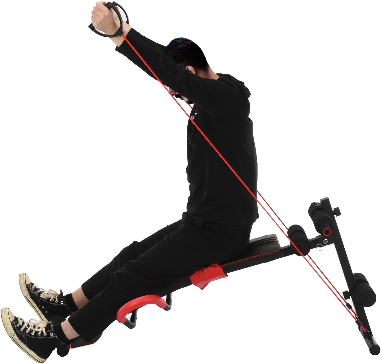 Dumbbell Stool, Folding Weight Bench with Drawstring, Folding Weight Bench Dumbbell Bench, Home Training Gym Weight Lifting & Sit Up Bench Flat Incline Decline Multiuse Workout Bench