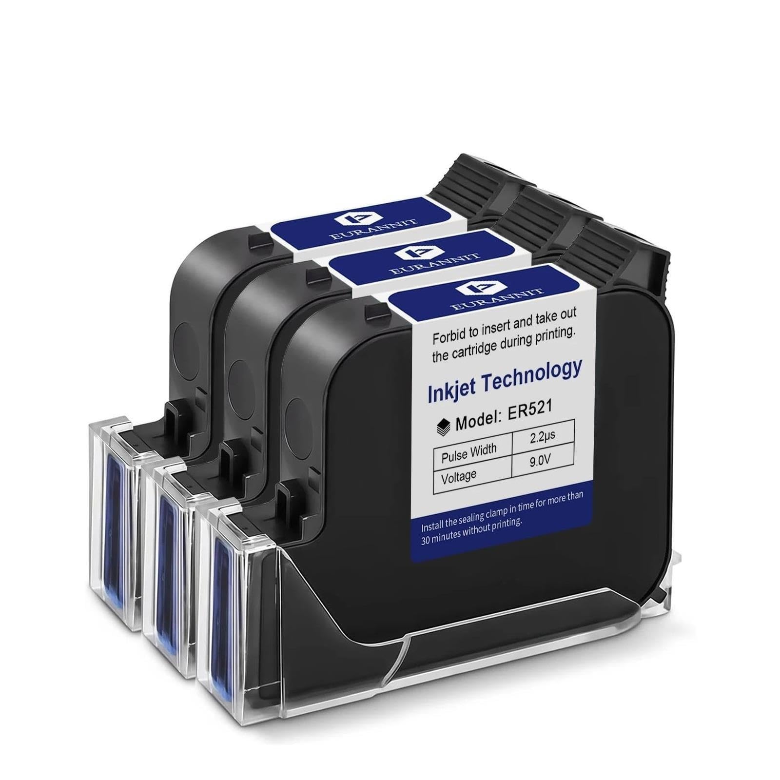 Cartuccia D'inchiostro Solvente Nero ER521 25,4 Mm 72 Ml Non Crittografato