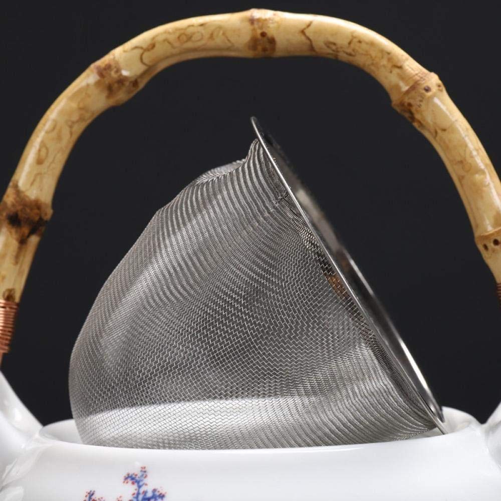 Teiera Artigianale In Porcellana Da 200 Ml - Cotta Ad Alta Temperatura - Perfetta Per Gli Amanti Del Tè - Foto 8