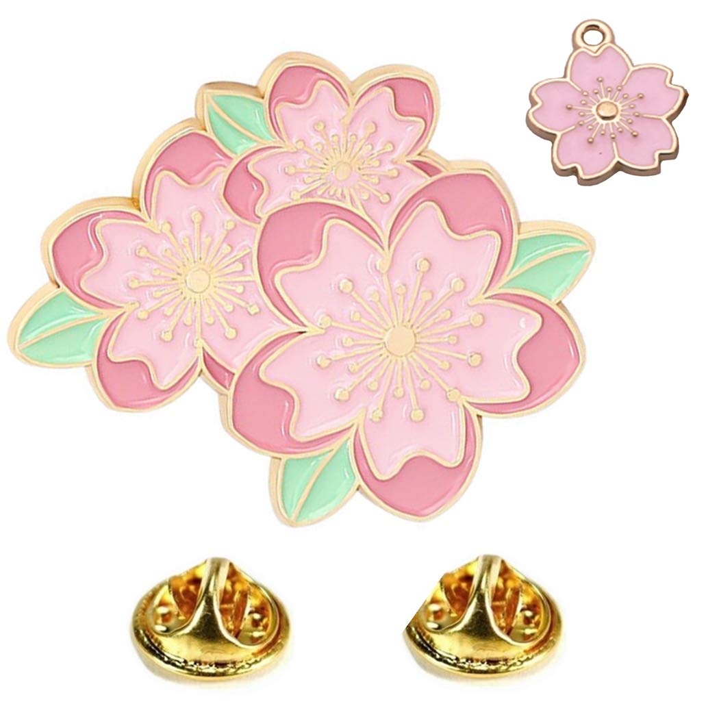 Amazon | ピンバッジ 和風 デザイン シリーズ 【留め具の予備＋1個