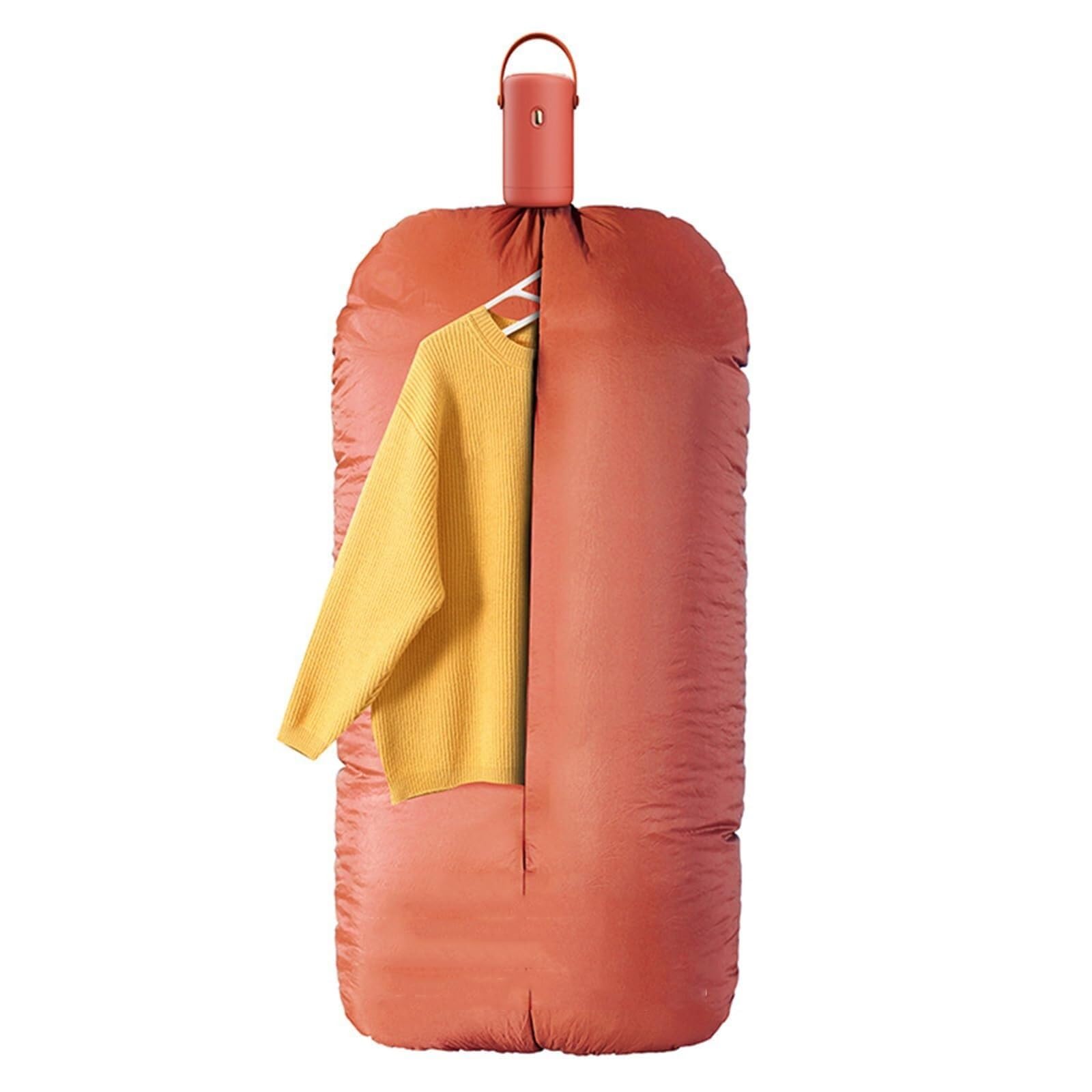Mała suszarka do użytku domowego, suszarka do ubrań do użytku domowego, przenośna mała składana suszarka do bielizny na wyjazdy służbowe(Orange)