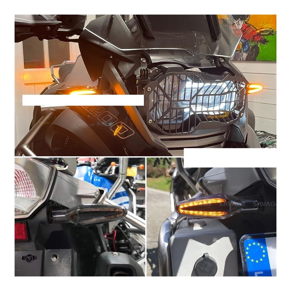 Luces LED De Señal De Giro Para BMW F900R, F900XR, F750GS, S1000RR, S1000R – Ámbar Ahumado, 2 Piezas