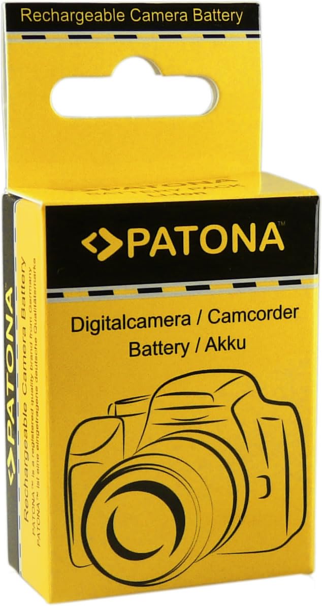 PATONA LP-E4 Batterie supplémentaire pour Canon LPE4 LP E4, 2600mAh 10.8V
