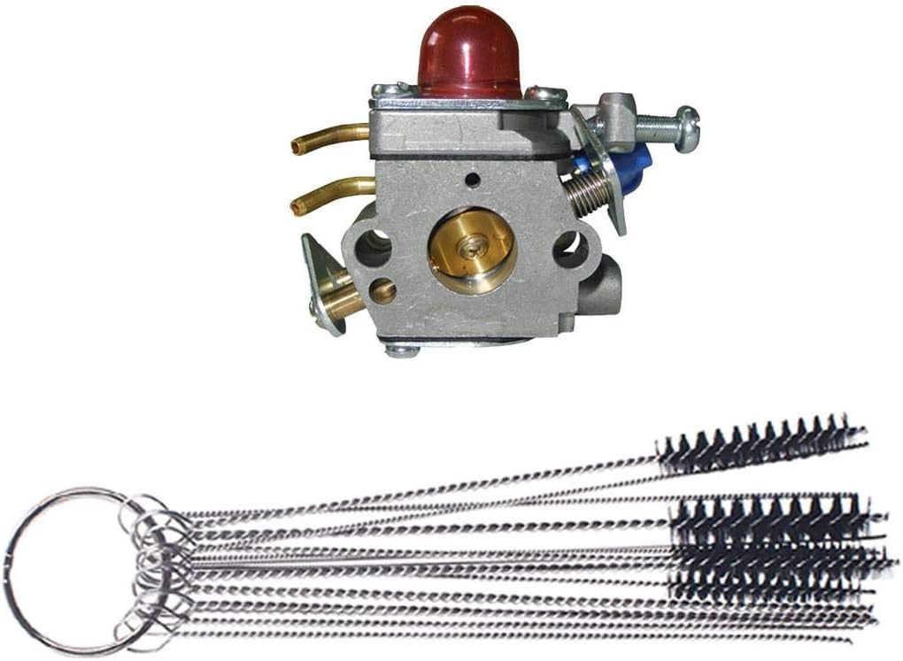tools - NEW Carburetor & cleaning brush For Husqvarna 124L 124C 125C 125E 125L 125LD 128CD 128LDX 128DJX