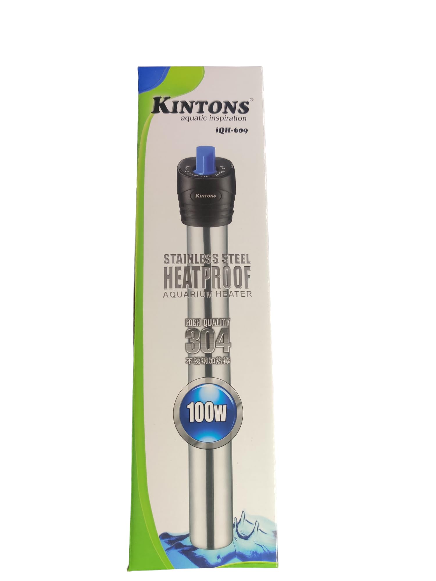 Kintons Stainless Steel Aquarium Water Heater Fully Submersible (IQH-100W) (B0CWYCKZV8) Amazon Price History, Amazon Price Tracker