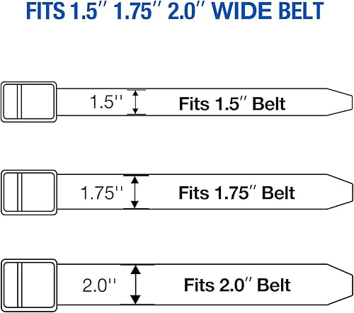 Miniatura 8 de Compatible con Glock 43 Glock 43x, funda OWB compatible con G43 G43x, clip de cinturón ajustable de 360 grados, se ajusta a cinturón de 1.5