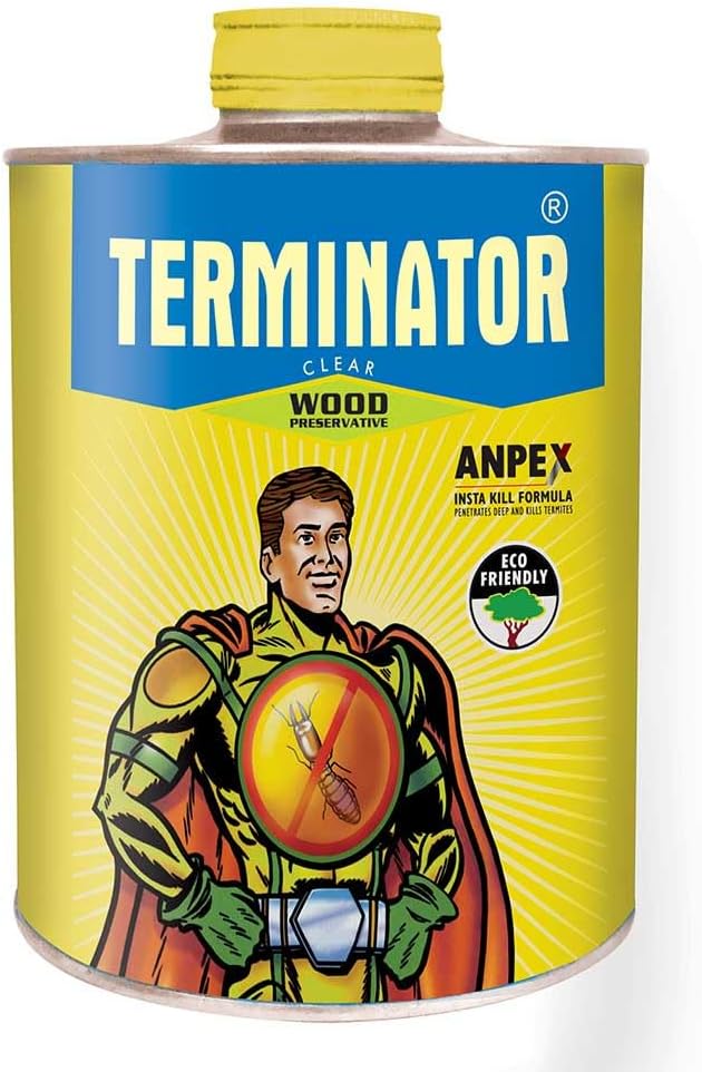 Pidilite Terminator Eco-Friendly Termite Killer Refill Pack | Wood Preservative and Termite, Borer, Insect Repellant | for Home, Kitchen and Offices (3 LTR)