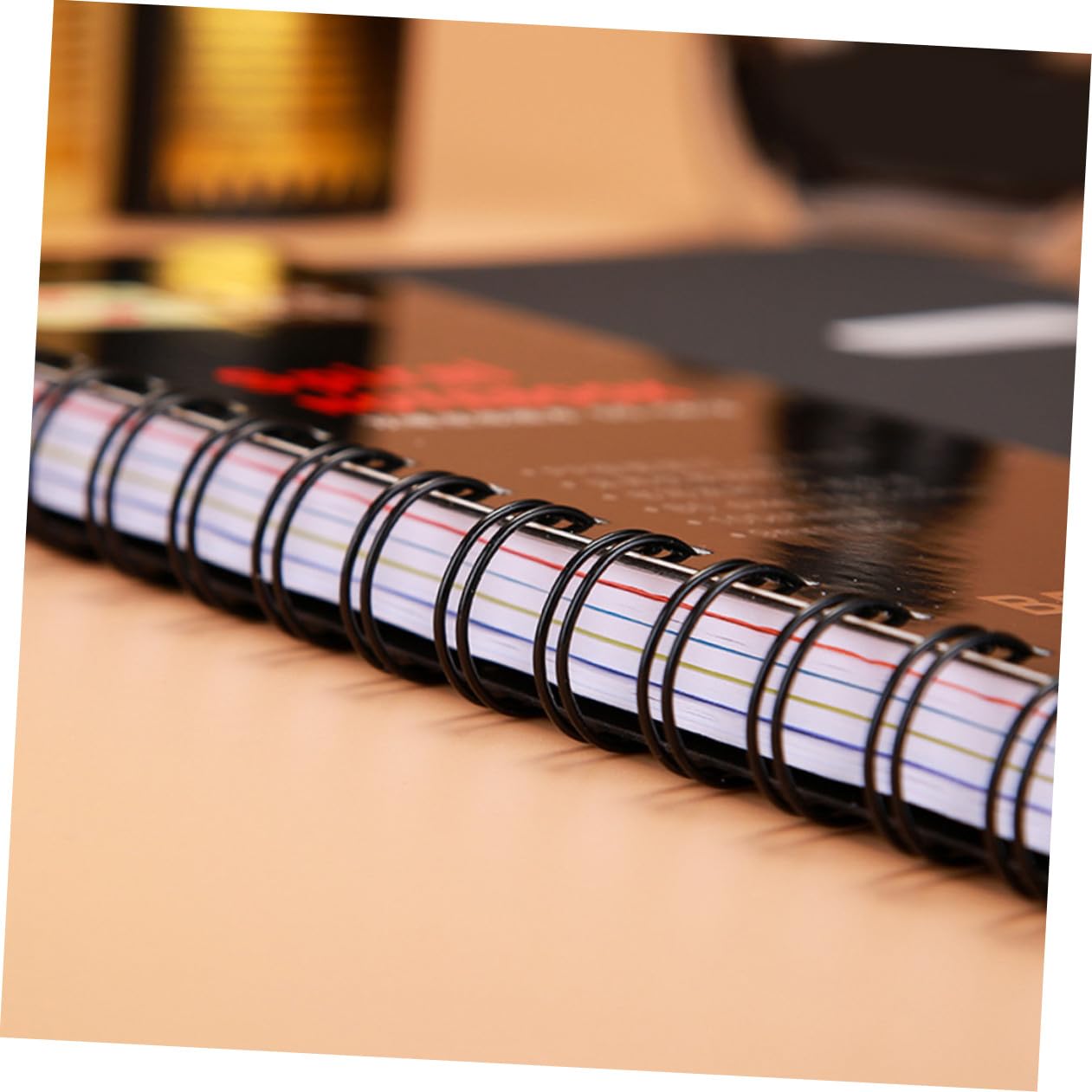 NUOBESTY 16k-spulen Notebook 2 Stück Schwarz Papier Notizblock