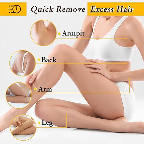 Miniatura 5 de Liddy Dance Kit de recarga de rodillo de cera para depilación, cartuchos de cera suave para depilación corporal, piernas y brazos (3.52 onzas, 4