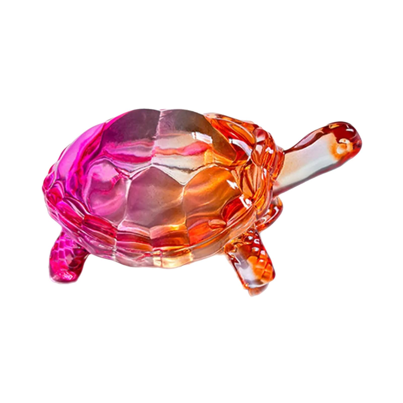 Osniyaw B Glass Turtle Figurine, Collectable, Miniature Animal Statue, Turtle Sculpture, Ornament For Office, Home Decoration, Figurines