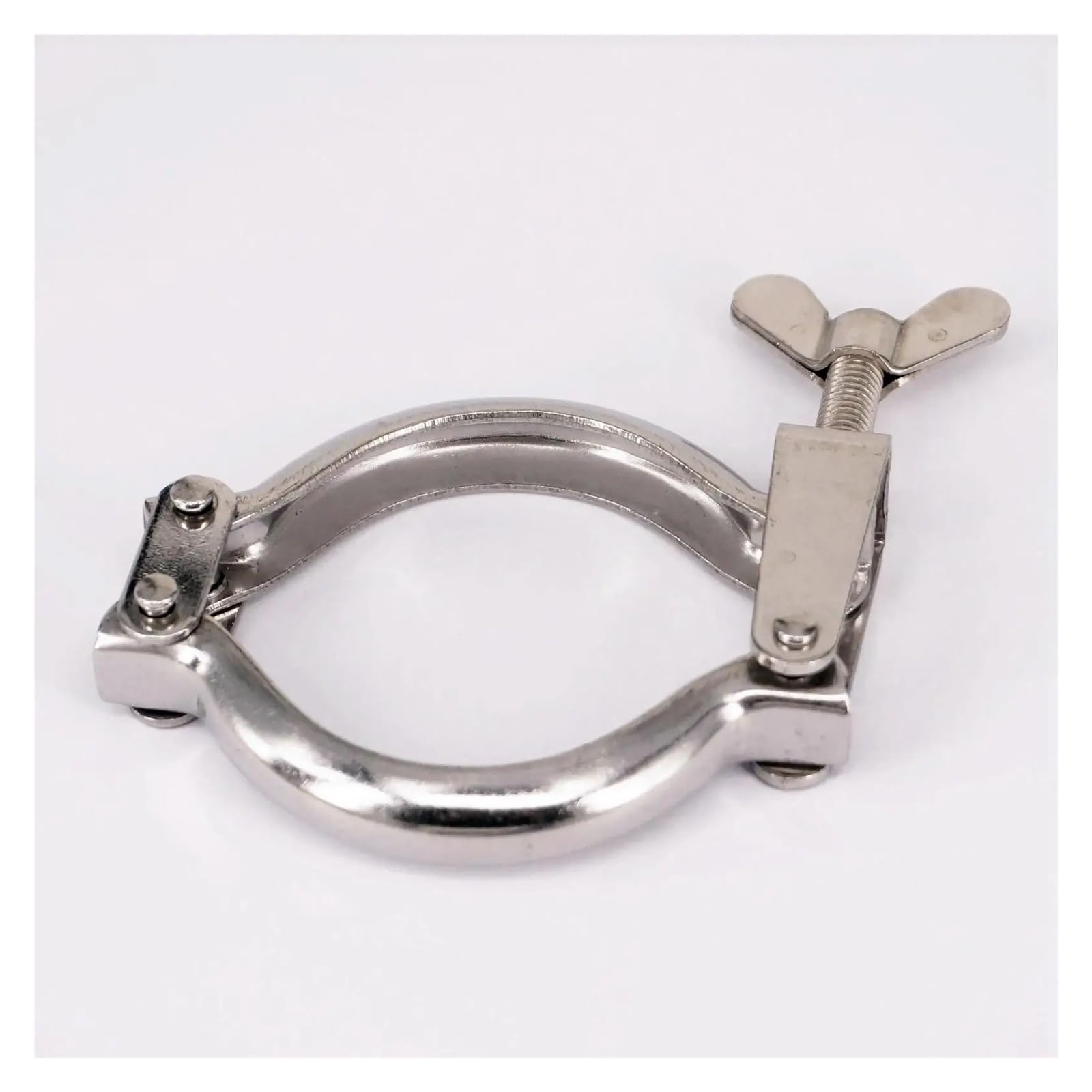 Fqhidmomx One Color 2" Tri Clamp Ss304 Stainless Steel Stamping Tri Clamp Fitting Dairy Brewing Plumbing Fittings