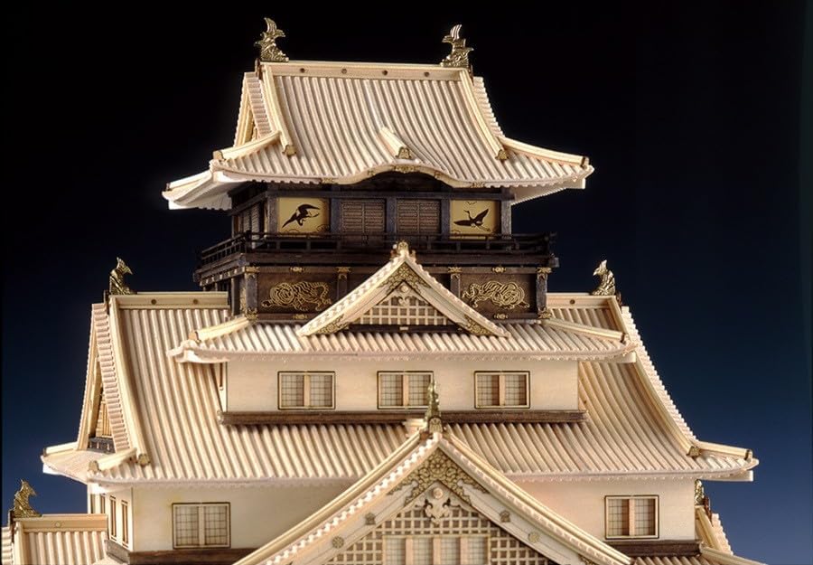 ウッディジョー 木製建築模型 1/150 大阪城