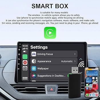 Smart Connect Apple CarPlay アダプター Smart Connect Apple CarPlay アダプター Amazon.com: Wireless