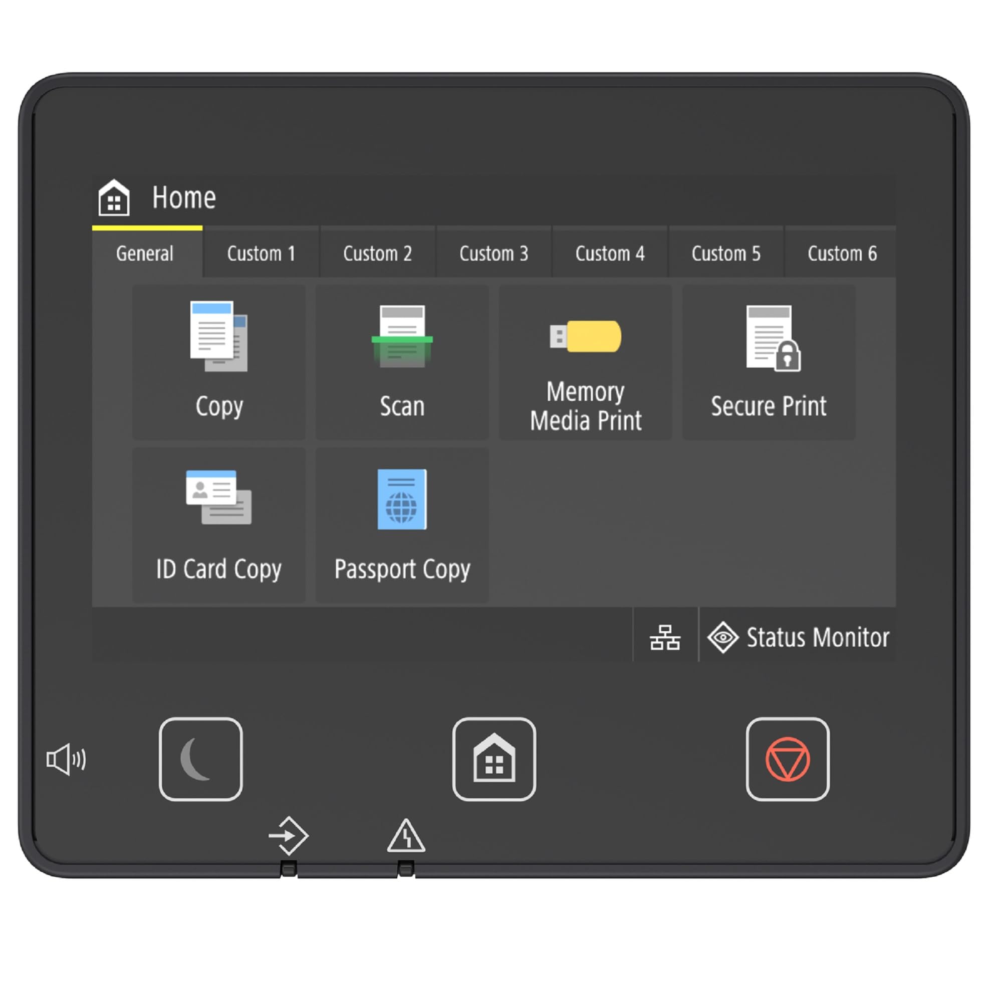 Canon i-SENSYS MF461dw A4 S/W laser MFP stampa copia scansione fax, USB, LAN, WLAN, cassetta carta da 250 fogli, touchscreen LCD a colori da 12,7 cm, stampa fronte/retro