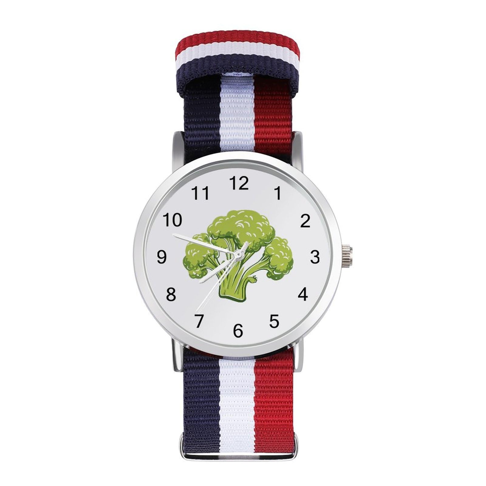 Broccoli Vegetables Funny Wrist Watches for Men Women Fashion Graphic Watch for Work Workout