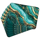 Photo Gallery tovagliette set di 6 pezzi in sughero 30x40 cm magma green and gold 1 poster con supporto in sughero (3 mm) - resiste a temperature di 100°c, facile da pulire, antiscivolo - per tavolo da cucina Photo Gallery tovagliette set di 6 pezzi in sughero 30x40 cm magma green and gold 1 poster con supporto in sughero (3 mm) - resiste a temperature di 100°c, facile da pulire, antiscivolo - per tavolo da cucina
