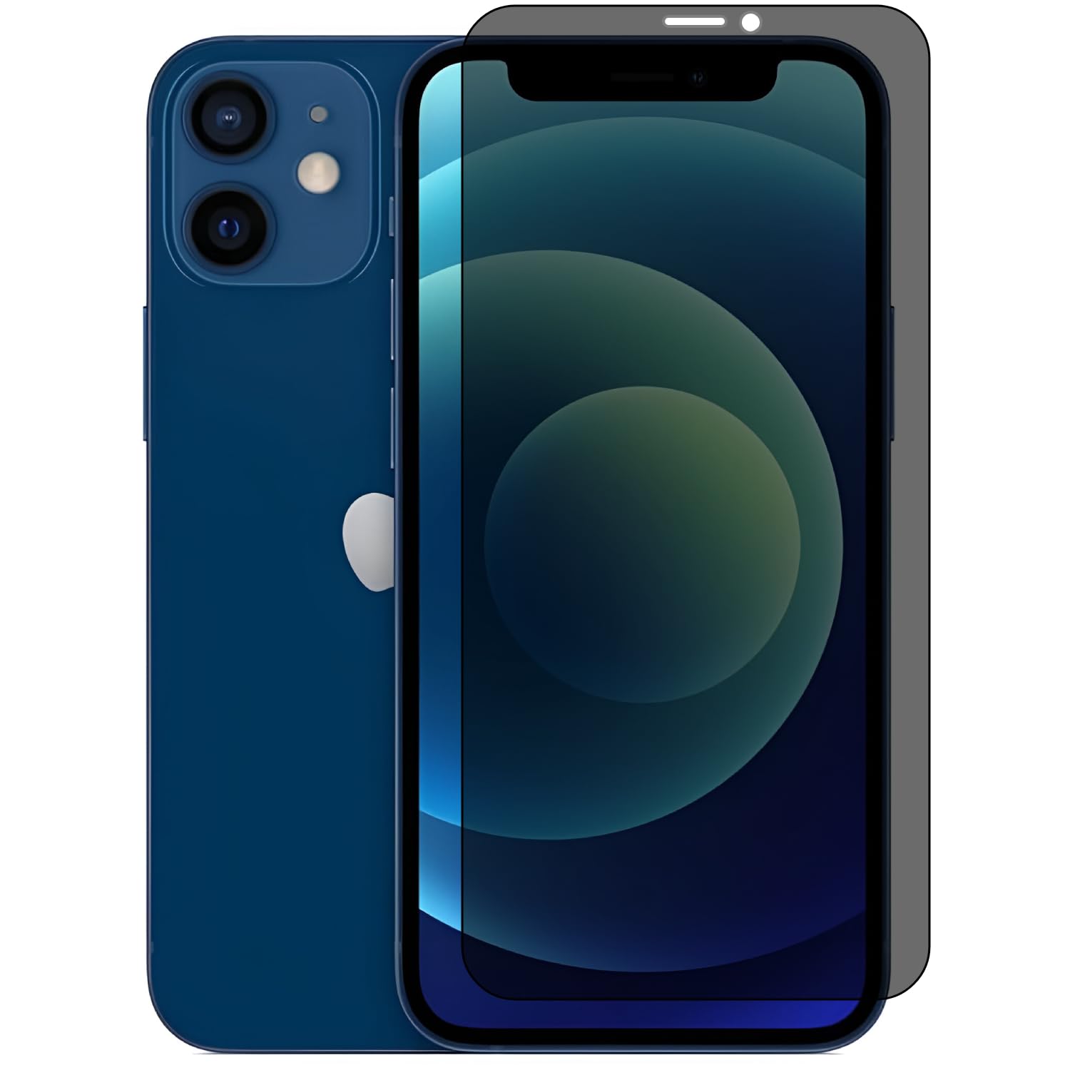 Premium Privacy Tempered Glass For iphone 12 mini (5.4 Inch) Coverage Anti-Spy 9H Hardness Screen Protector Guard - Pack Of 1-image-10