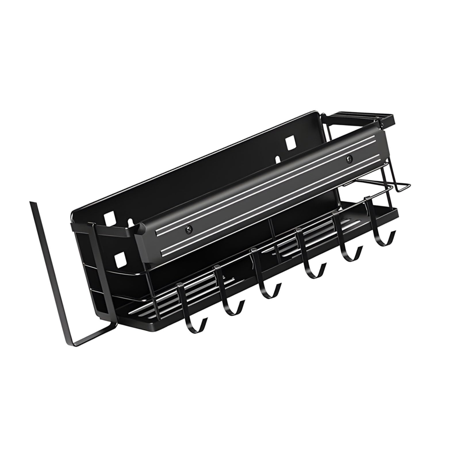 Elnwnnkc Space Saving BBQ Rack with Upgraded Magnets and Utility Hooks Perfect for Grilling Tools Accessories BBQ Tool Planner