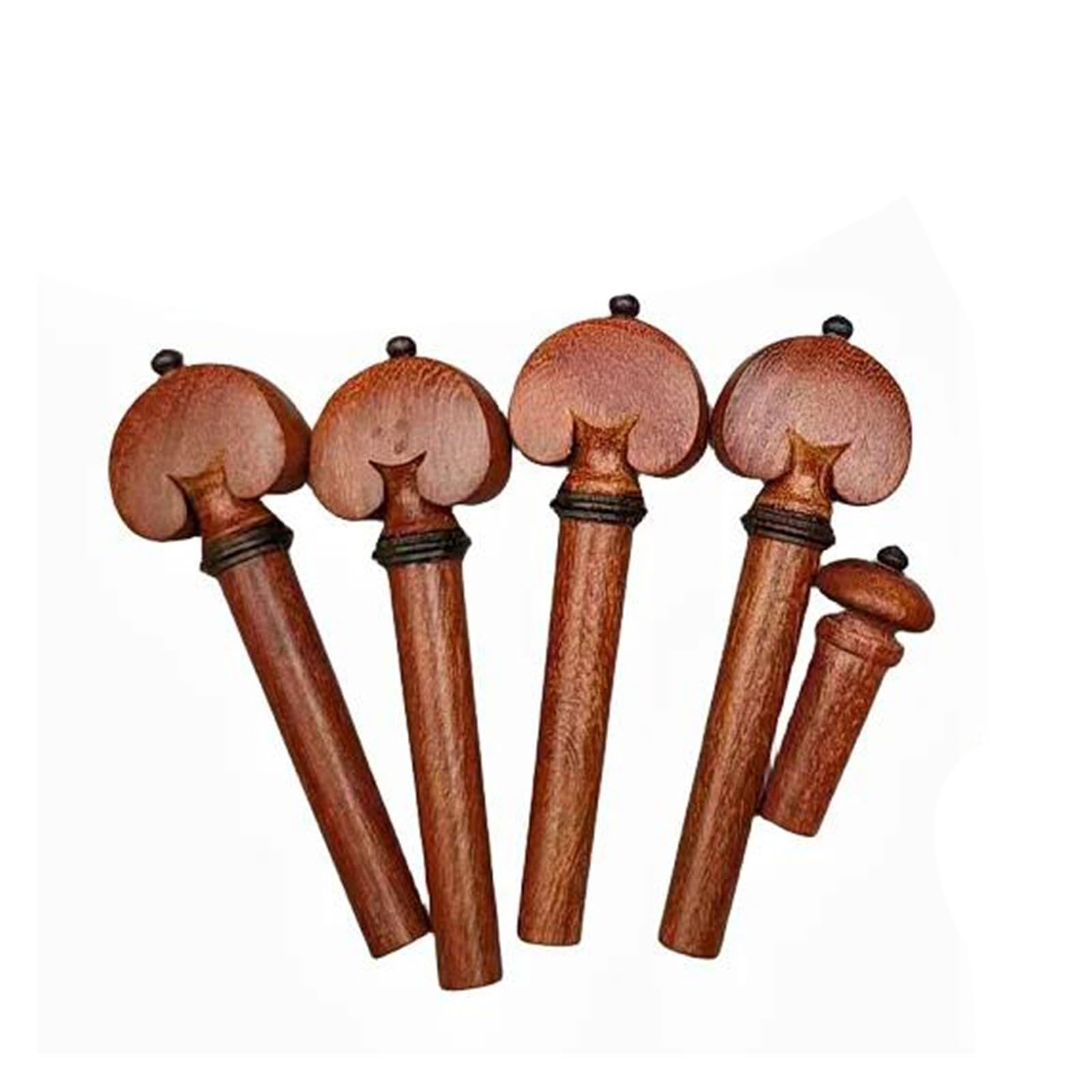 Violine Teile Das Geigen-Teileset enthält Wirbel Saitenhalter Kinnhalterung Metallplatte Halterung und Schrauben