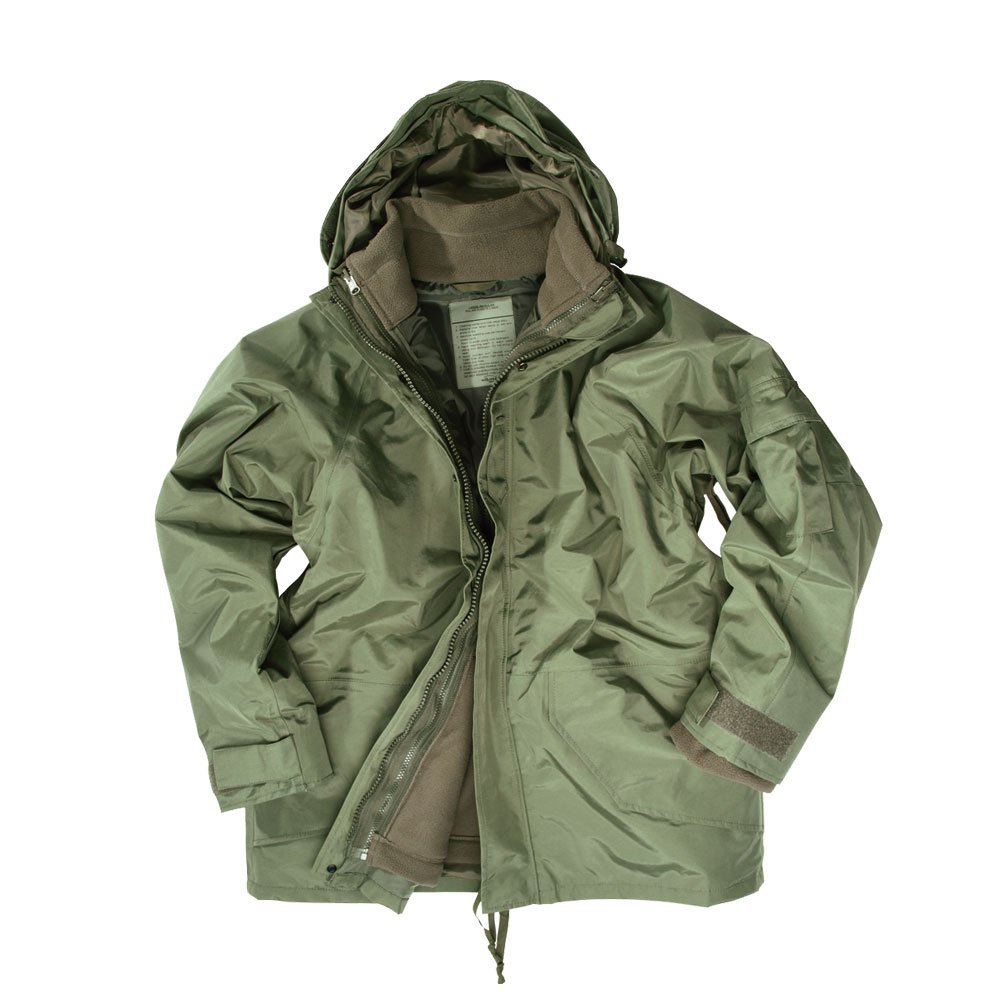 Mil-TecWaterproof jacket with fleece lining