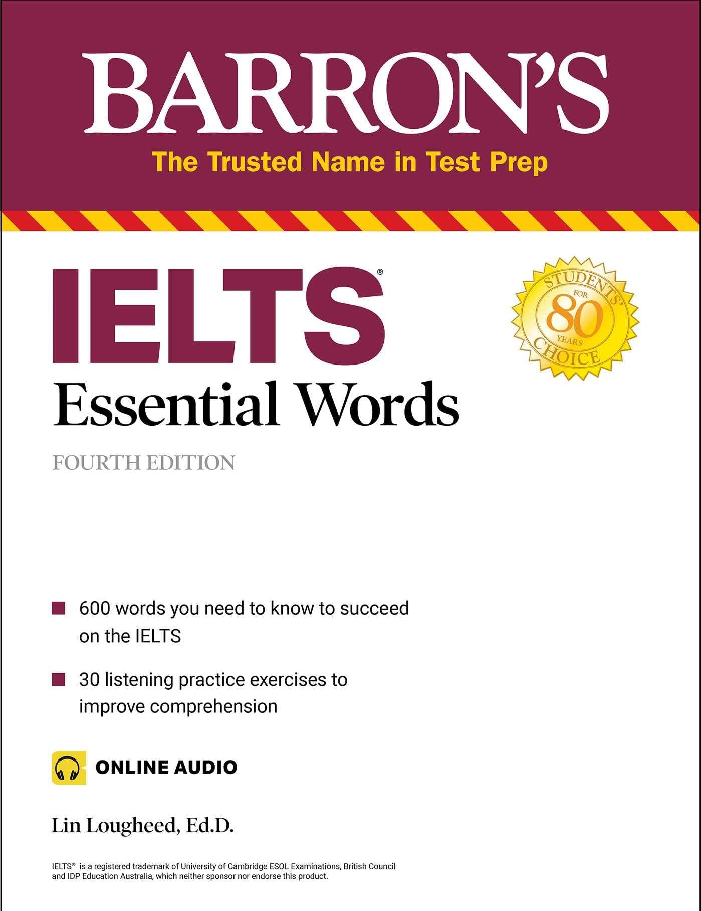 IELTS Essential Words (with Online Audio) (Barron's Test Prep) Fourth Edition