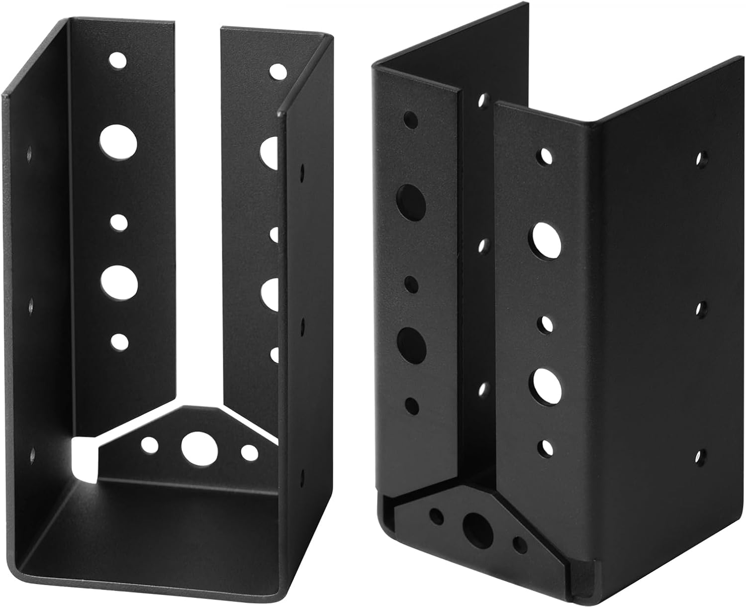 GBGS 4 Pack Pergola Wall Mount Bracket for 4x8 Post(3-1/2"Inner ),Concealed Joist Hanger,11-Gauge Heavy Duty