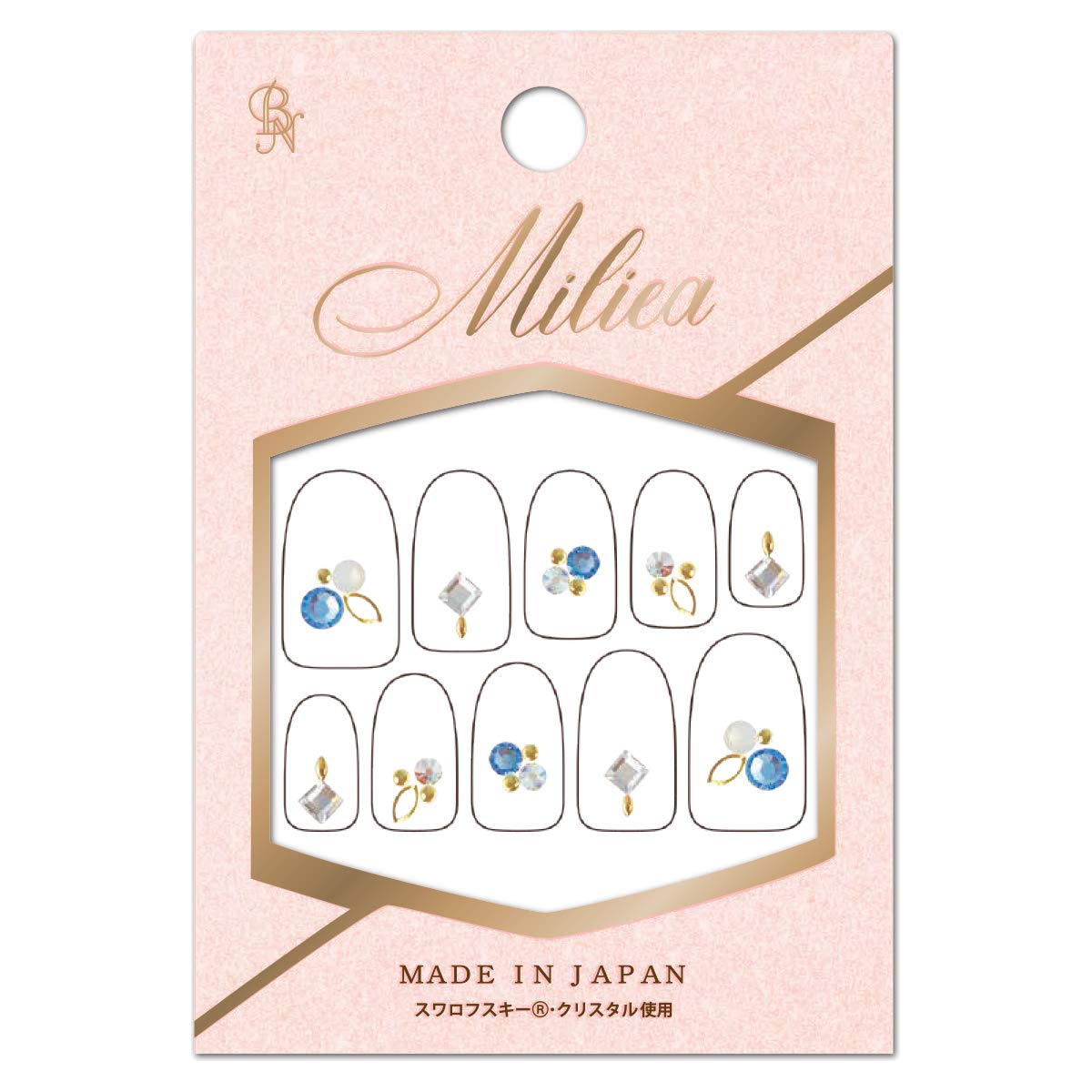 ビーエヌ MILIEA ジュエリーストーンシール MIL-03
