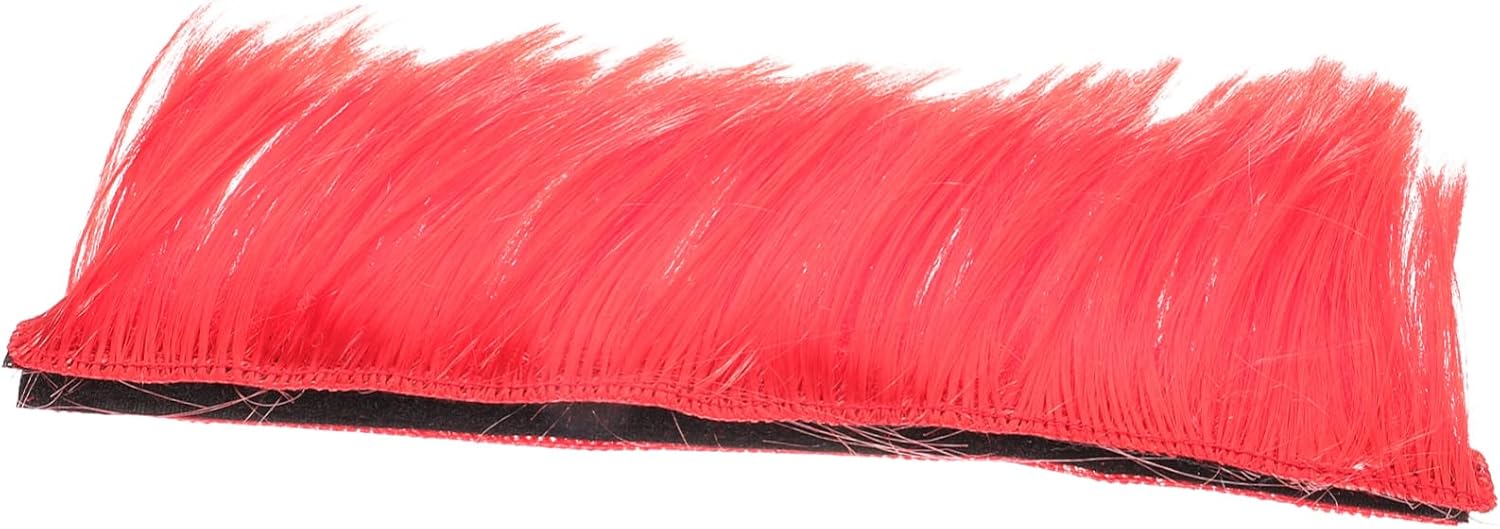 BESPORTBLE 2pcs Motorcycle Helmet Decoration Motorbike Helmet Colorful Decor Decorative Outdoor Decor Purple Wig Pet Fiber Headgear Riding Helmet Motorcycle Decor