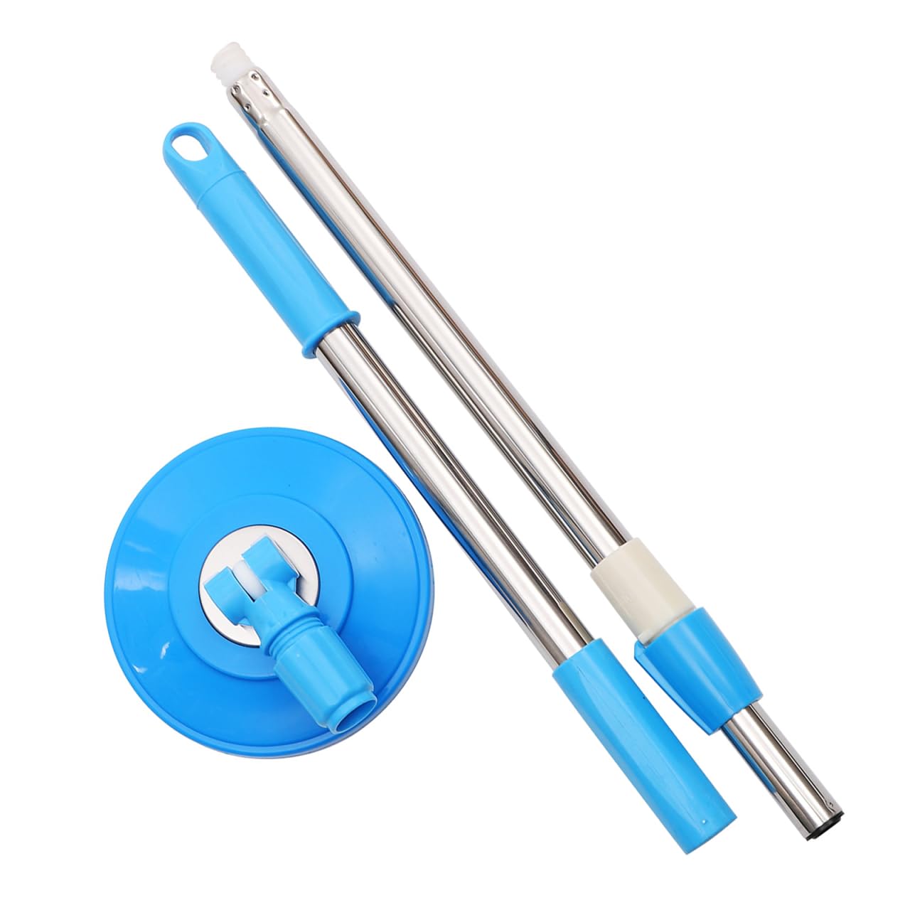 Beavorty Mango Ligero y Fácil de Almacenar para Trapeador Giratorio Color Azul de Repuesto de Acero Inoxidable Adecuado para Limpieza en Casa y Oficina