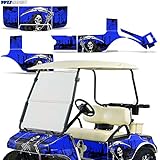 Wholesale Decals Golf Cart Graphics kit Sticker Decal Compatible with Club Car 1983-2014 - Reaper V2...