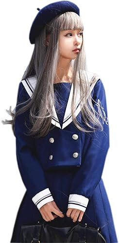 Amazon 小松丸 紺碧 蝶結び付き セーラー服 長袖 前開き ボタン式 鹿の刺繍 ベレー帽付き 女子高校生 卒業式 入学式 春夏 制服 5セット 5点のセットb ベレー帽付き M コスプレ 仮装 通販 Amazon 小松丸 紺碧 蝶結び付き セーラー服 長袖 前開き ボタン式 鹿の刺繍 ベレー帽付き 女子高校生 卒業式 入学式 春夏 制服 5セット 5点のセットb ベレー帽付き M コスプレ 仮装 通販