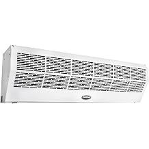 DuraSteel Wall Mounted Air Curtains for Doors Commercial - 36 Inch White Fly Fans - Super Power Over Door Fan with MS Switch - Sliding Under Door Fans to Move Air Curtain Blower Keep Flies Bugs Out