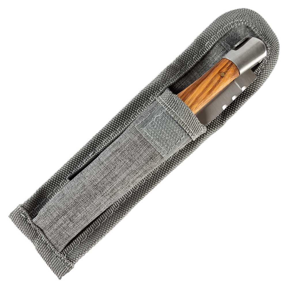 Couteau de poche personnalisé – Tire bouchon, manche en frêne et gravure sur lame – Cadeau personnalisé homme fête des pères, anniversaire ou Noel
