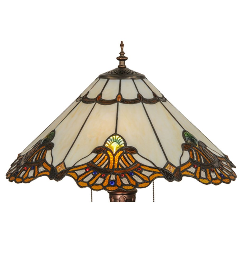 Amazon | 2-lightシェル宝石付きフロアランプ | Meyda Lighting