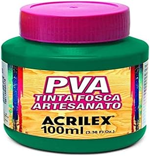Tinta PVA, Acrilex, Verde Bandeira, 100 ml